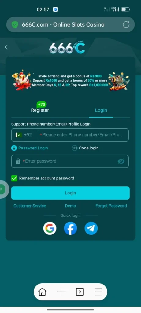 666C Login
